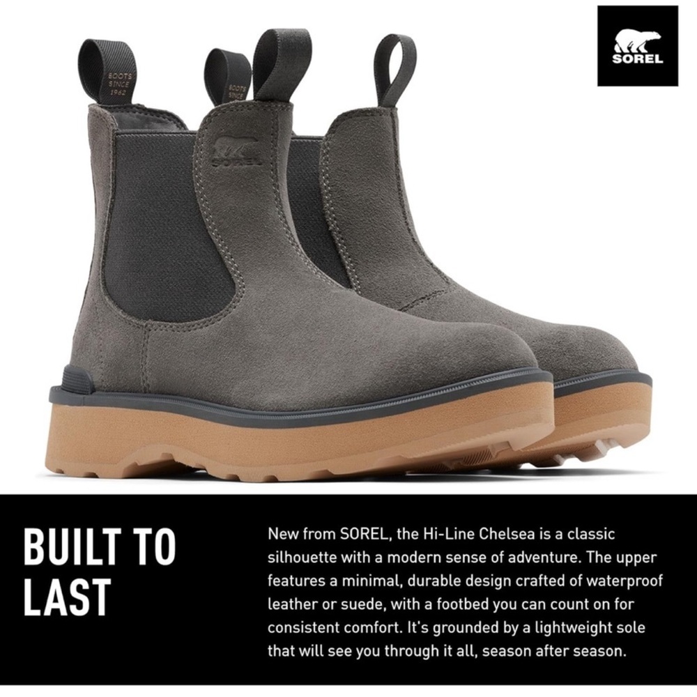 Sorel Hi Line Chelsea boot size 7